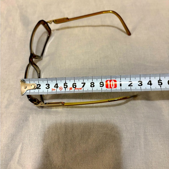 Burberry Women's Eyeglasses B 2009 3027 Brown Rectangular Frame Italy 51[]16 135 - Picture 5 of 9